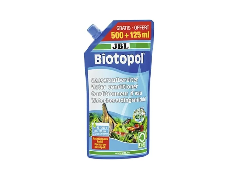 JBL Přípravek na úpravu vody Biotopol Refill, 500 + 125 ml Rychlé Dodání