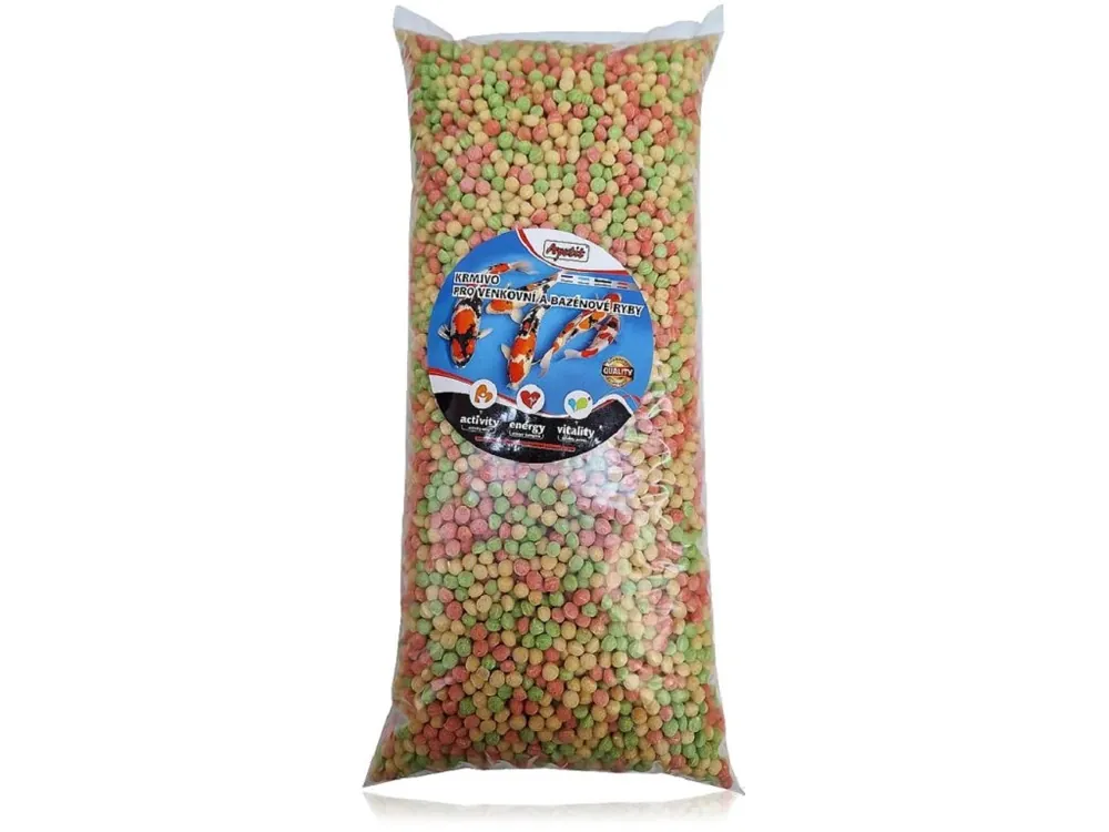 Apetit krmivo pro venkovní a bazénové ryby,kbelík 500g - kuličky Výprodej