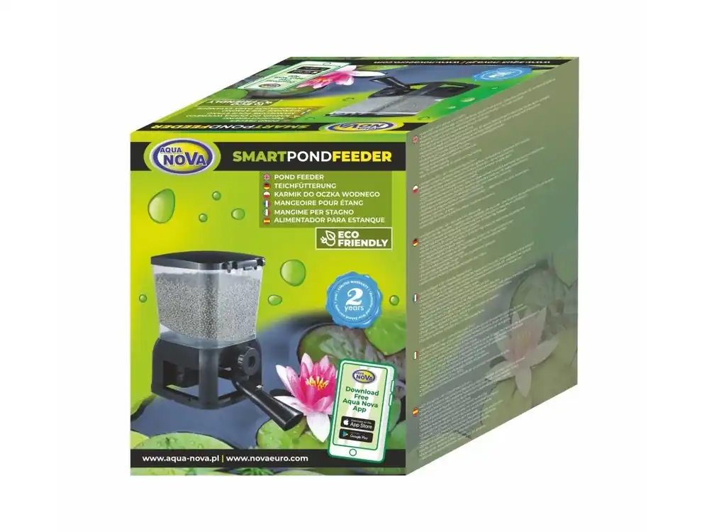 Cenová Bomba Automatické krmítko jezírkové AQUA NOVA SMART (10l)