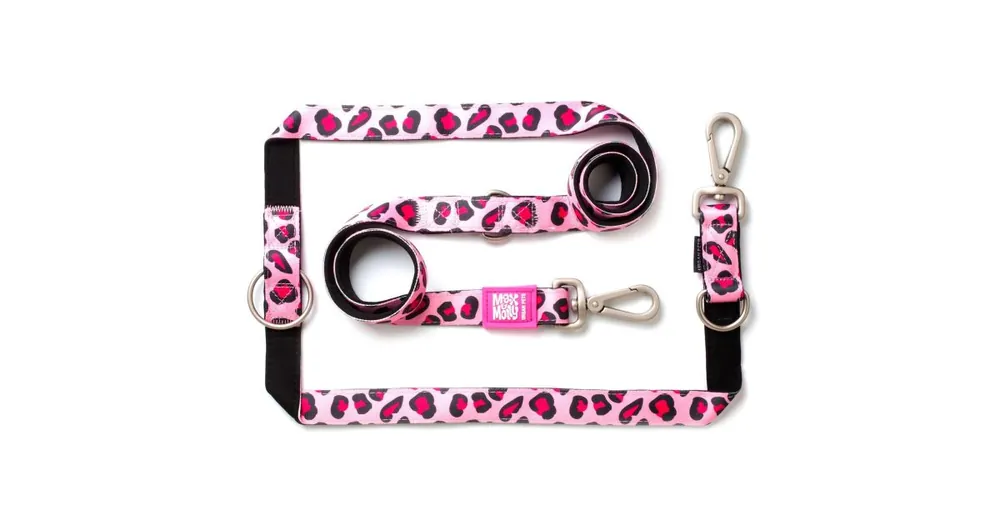Vodítko pro psa Max & Molly Vodítko přepínací S, Pink Leopard, Délka 200 cm šířka 1.5 cm Sezónní Sleva