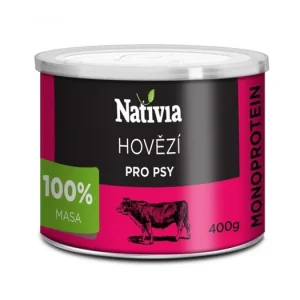 Nová Kolekce Nativia Konzerva hovězí svalovina 400g