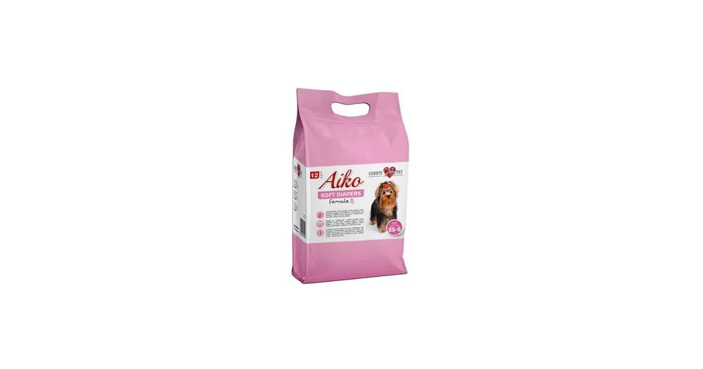 Výhodná Nabídka Plenky pro psy Aiko Soft Diapers 20x28cm 12ks