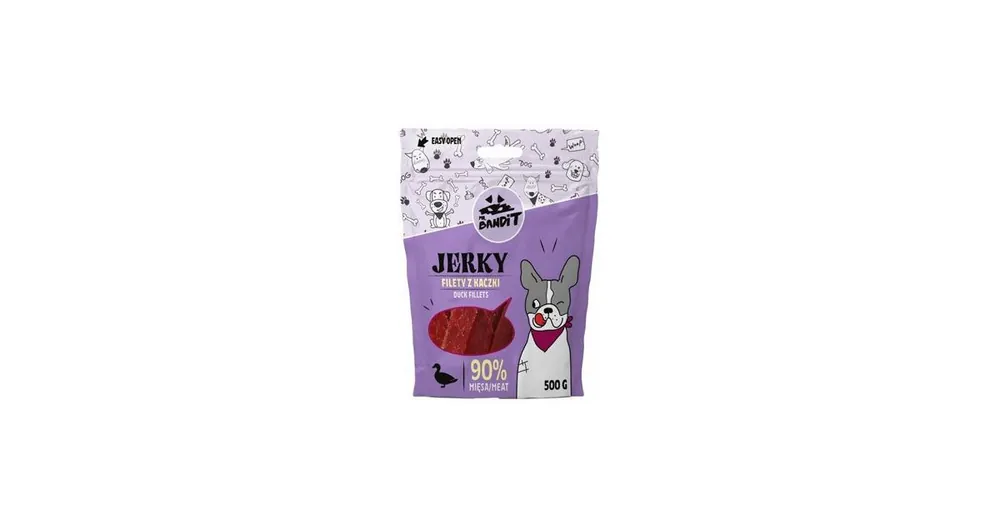 VetExpert Mr.Bandit pochoutka JERKY kachní filety 80g Nakupujte Hned