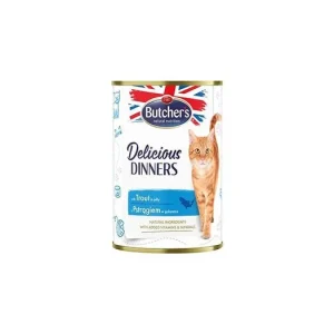 Top Prodej Butcher‘s Cat Delicious rybí v želé konz. 400g