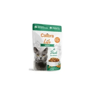 Calibra Cat Life kapsa Adult Duck in gravy 85g Rychlé Dodání