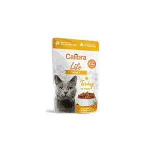 Calibra Cat Life kapsa Adult Turkey in gravy 85g Akční Cena
