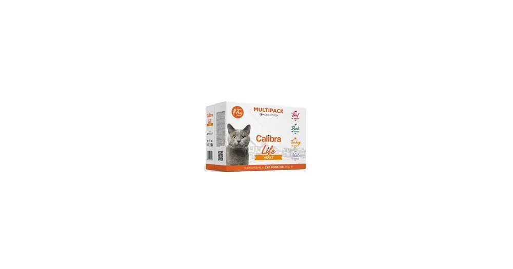 Značkový Calibra Cat Life kapsa Adult Multipack 12x85g
