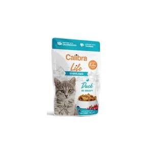 Calibra Cat Life kapsa Sterilised Salmon in gravy 85g Horká Nabídka