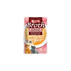 Churu Cat CIAO Broth Chicken with Salmon Recipe 40g Nejprodávanější