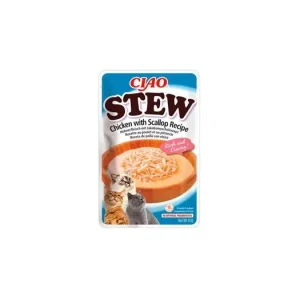 Jen Po Omezenou Doba Churu Cat CIAO Stew Chicken with Scallop Recipe 40g