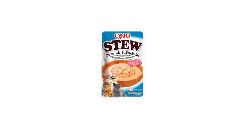 Jen Po Omezenou Doba Churu Cat CIAO Stew Chicken with Scallop Recipe 40g