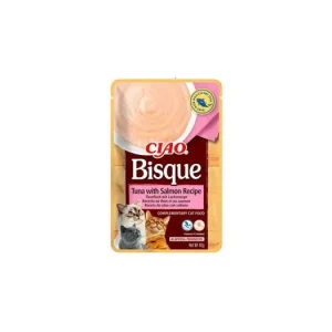 Churu Cat CIAO Bisque Tuna with salmon Recipe 40g Kup Teď