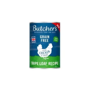 Finální Výprodej Butcher’s Dog Original dršťky a kuřecí pate 400g