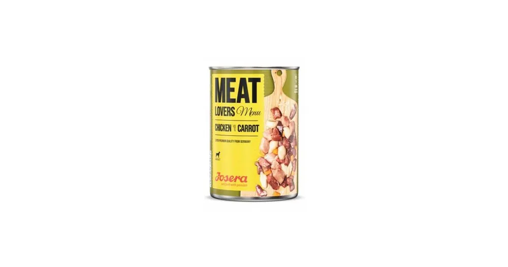 Josera Dog konz.Meat Lovers Menu Chick.with Carrot400g Nízká Cena