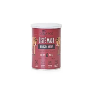 Akční Cena NATURECA konz. hovězí s játry pro psy 400g