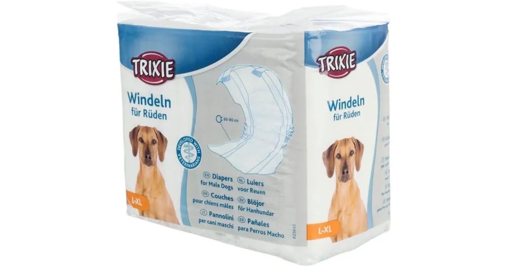 Trixie Papírové pleny pro psy L-XL 60-80cm 12ks/bal Akční Nabídka