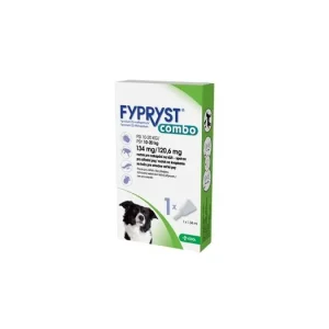 Fypryst combo spot-on 134/120,6mg pes střední 1 pip Oblíbený