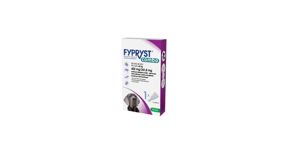 Cenově Výhodný Fypryst combo spot-on 402/361,8mg pes obří 1 pip