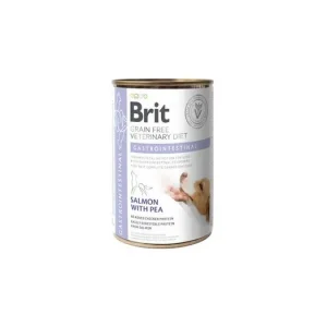 Vrácení Zdarma Brit Konzerva VD Dog Gastrointestinal Salmon with Pea 400g