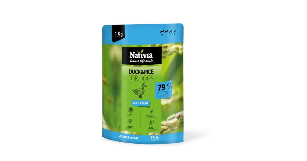Nativia Dog Adult Mini Duck&Rice Expresní Doručení