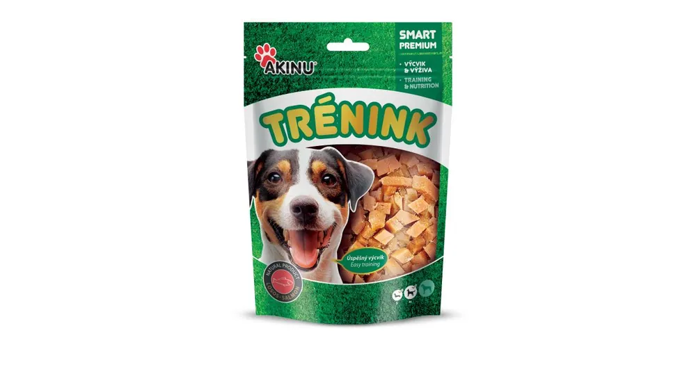 Akinu Trénink lososové kostky pro psy 120g Rychlé Dodání