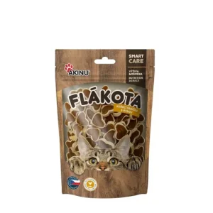 Cenově Výhodný Akinu Flákota kuřecí srdíčka s rybou pro kočky 70g