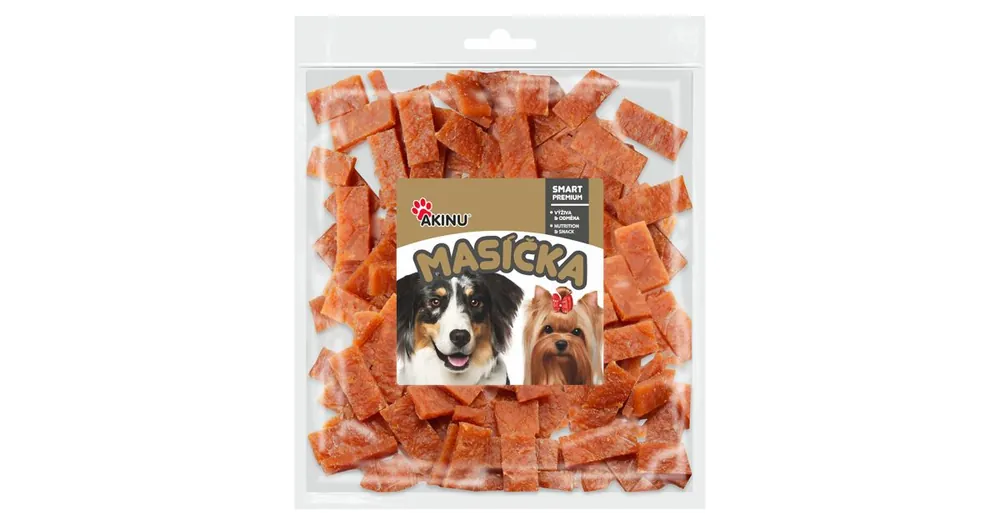 Akinu Masíčka kuřecí pásky pro psy 300g Top Prodej