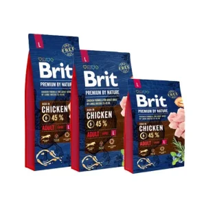Autentický Brit Premium by Nature Dog Adult L
