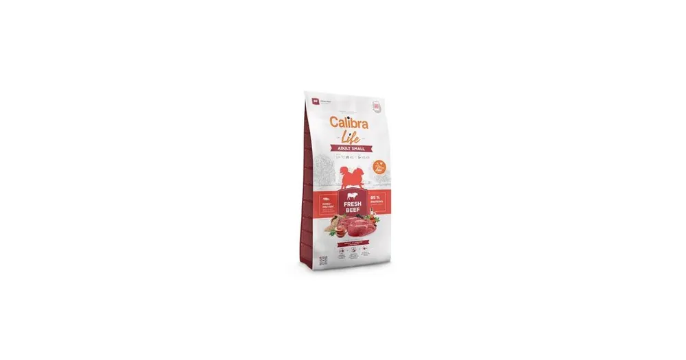 Nejprodávanější Calibra Dog Life Adult Small Fresh Beef 1,5kg