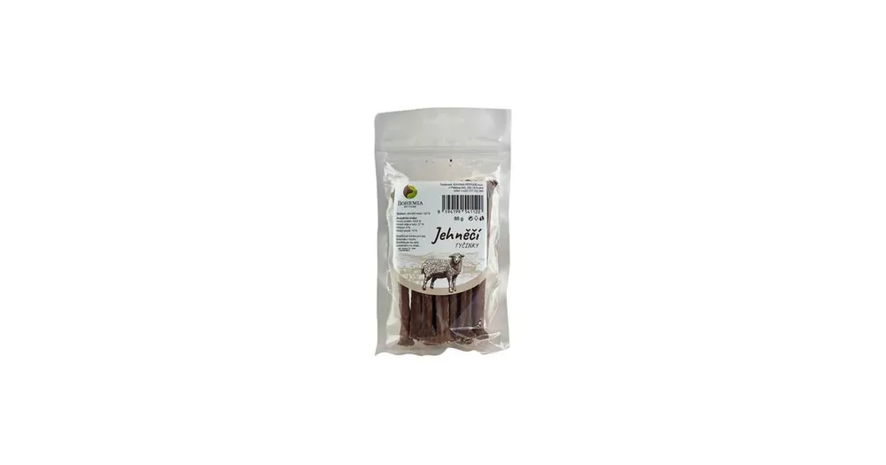 BOHEMIA TYČINKY Jehněčí 85g Speciální Cena