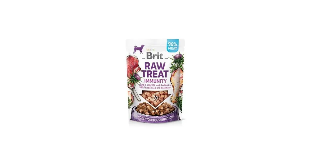 Brit Raw Treat Immunity, Lamb&Chicken 40g Aktuální