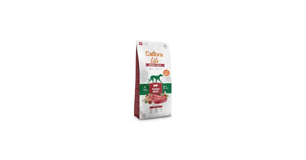 Calibra Dog Life Senior Large Fresh Beef 2,5kg Akční Cena