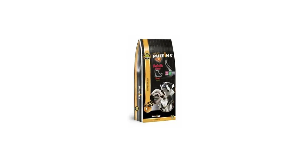 Puffins Dog Adult Mini Beef 1kg Levný