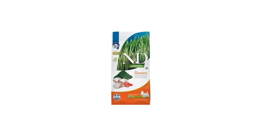 N&D SPIRULINA DOG Adult Mini Herring & Wolfberry 2kg Objednat Nyní