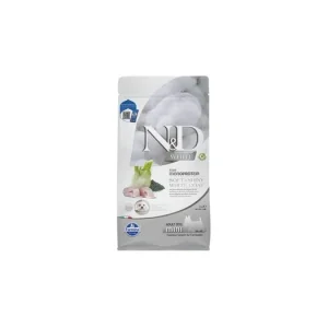 Levný N&D WHITE DOG Adult Mini Sea Bass&Spirulina&Fenn 2kg