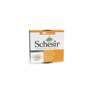 Finální Výprodej Schesir Dog konz. Adult kuře/aloe 150G