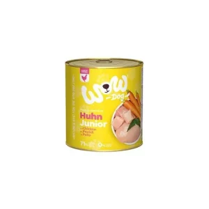 WOW konzerva Kuřecí s karotkou Junior 800g Akce
