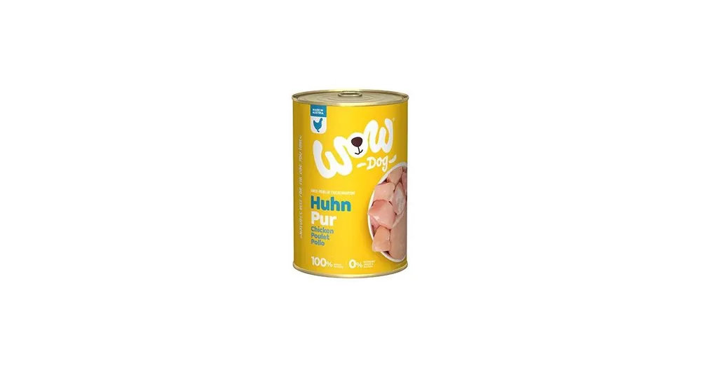WOW konzerva PUR Kuřecí monoprotein 400g Jen Po Omezenou Doba