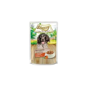 Stuzzy Dog kapsa Adult kousky krocan. 100G Novinka