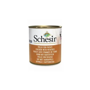 Levný Schesir Dog konz. Adult kuře/brambory 285g