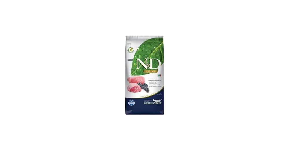 Časově Omezené N&D PRIME CAT Adult Lamb & Blueberry 10kg