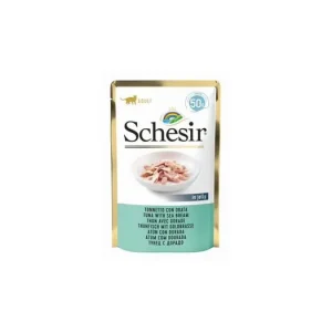 Tovární Cena Schesir Cat kapsa Adult tuňák/pražma 50G