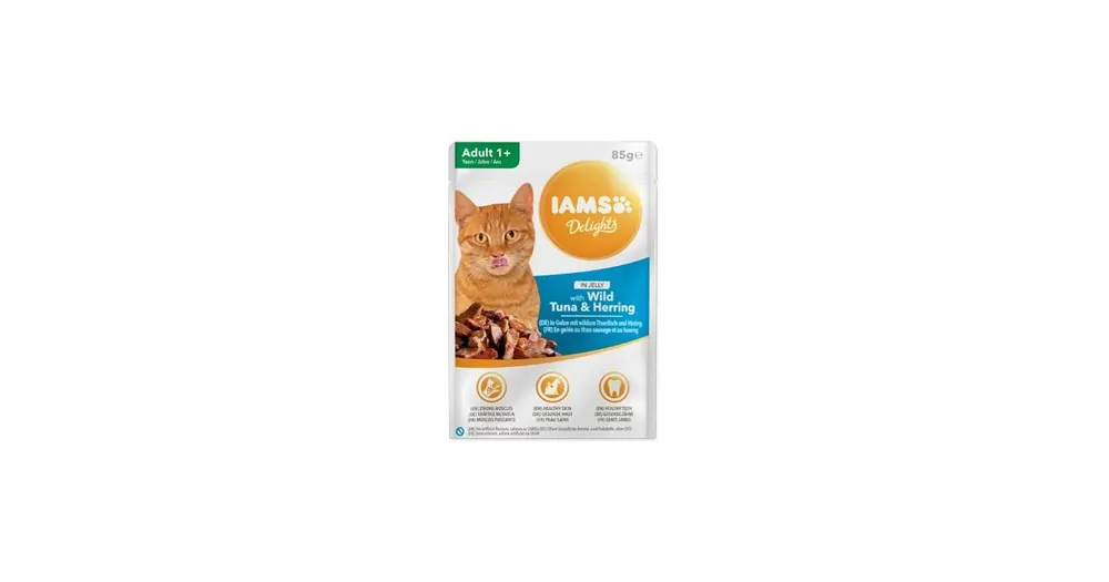Ihned K Objednání Iams Cat tuňák a sleď v želé kapsa 85g