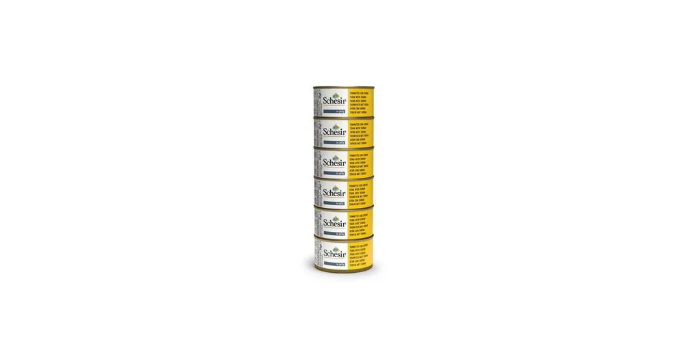 Originální Schesir Cat konz. Adult tuňák/surimi 6X85g