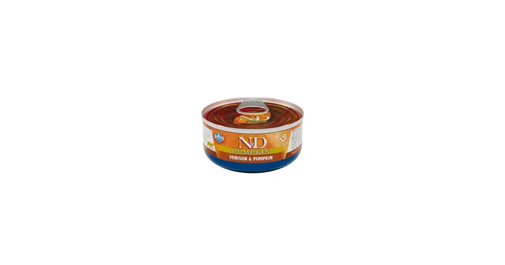 N&D CAT PUMPKIN Adult Venison & Pumpkin 70g Nová Kolekce