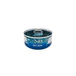 Výhodná Nabídka N&D CAT OCEAN Adult Tuna & Shrimp 70g