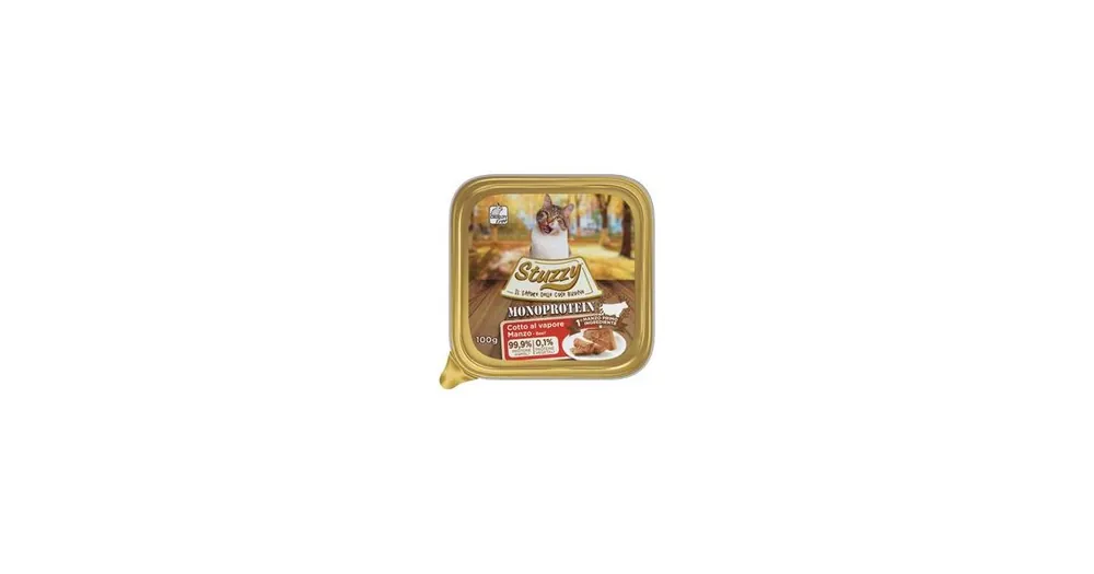 Autentický Stuzzy Cat konz. Adult Monoprot. hovězí 100g