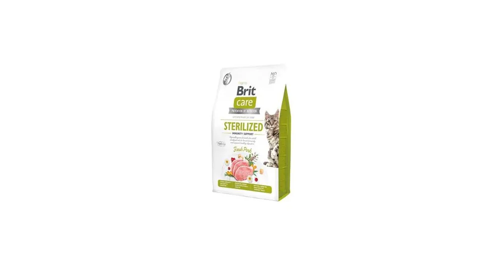 Omezená Nabídka Brit Care Cat GF Sterilized Immunity Support 2kg