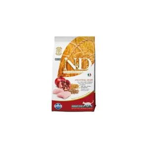 Přímo Od Výrobce N&D LG CAT Adult Chicken & Pomegranate 5kg