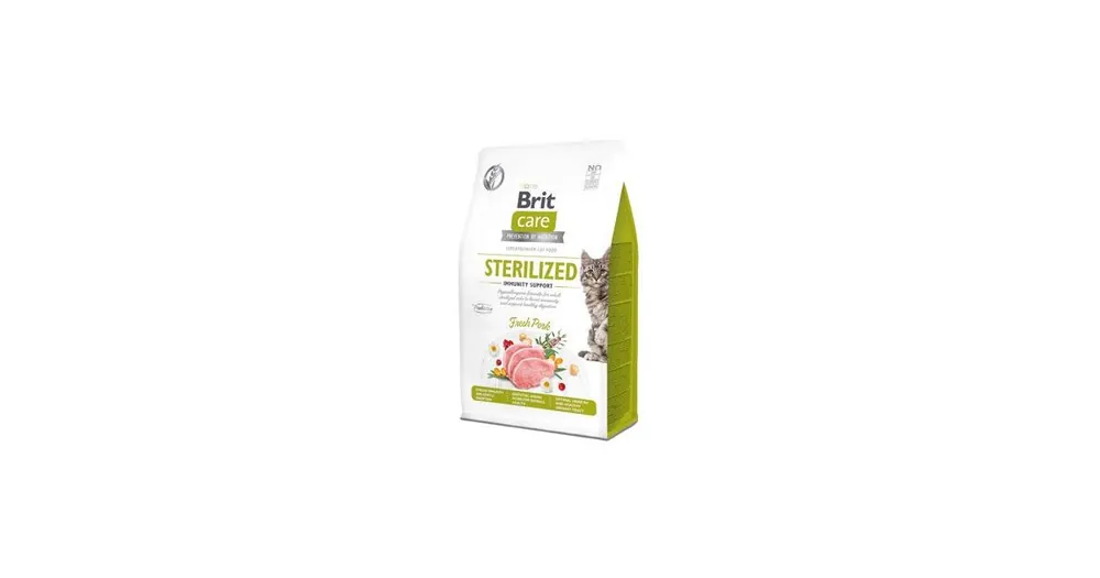 Brit Care Cat GF Sterilized Immunity Support 2kg Rychlé Dodání